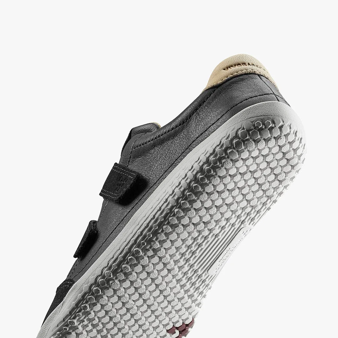 Кроссовки Vivobarefoot Gobi Sneaker — детская модель, чёрный, фото 7