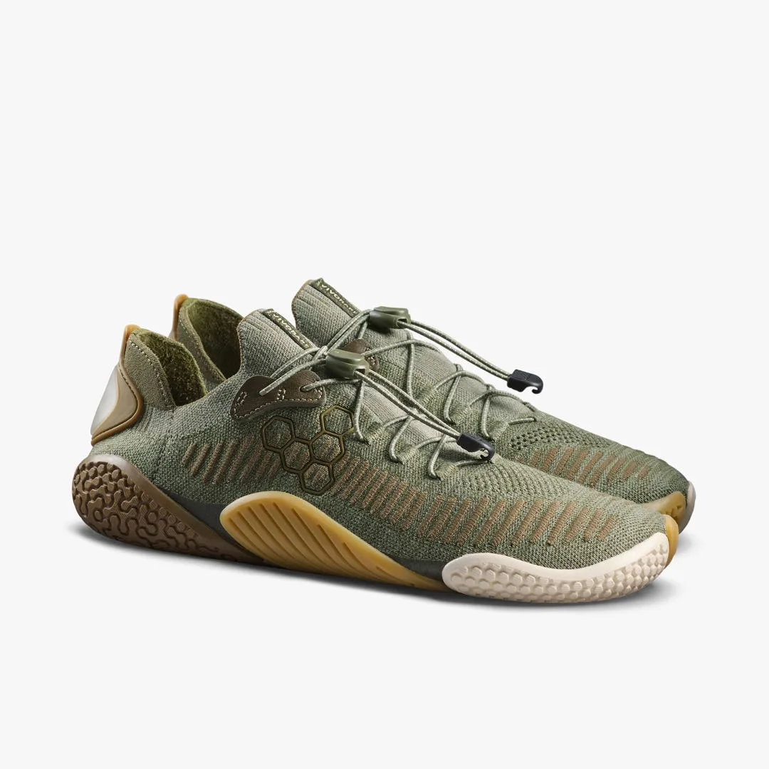 Кроссовки Vivobarefoot Motus Flex Natural — женская модель, мшисто-зелёный, фото 4