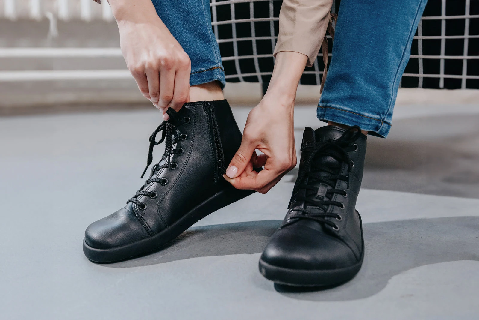 Кроссовки Ahinsa Tara Winter 2.0 Barefoot — чёрный, фото 13
