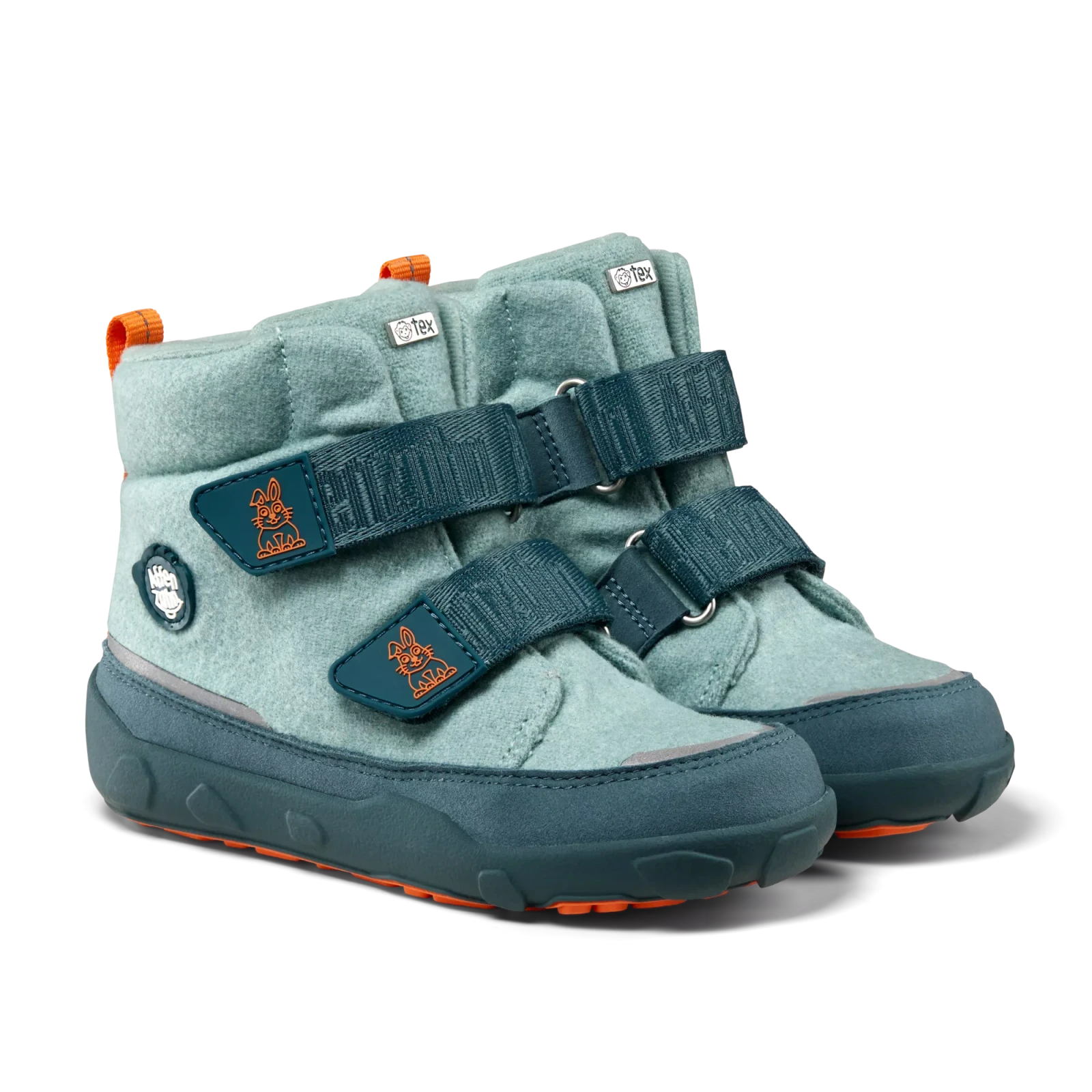 Зимние ботинки Affenzahn Comfy Заяц — синий
