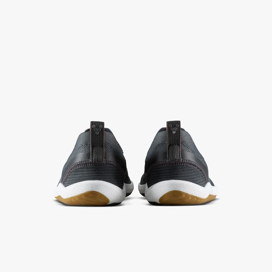 Кроссовки Vivobarefoot Primus Flow Knit — женская модель, чёрный с каучуковой подошвой, фото 5