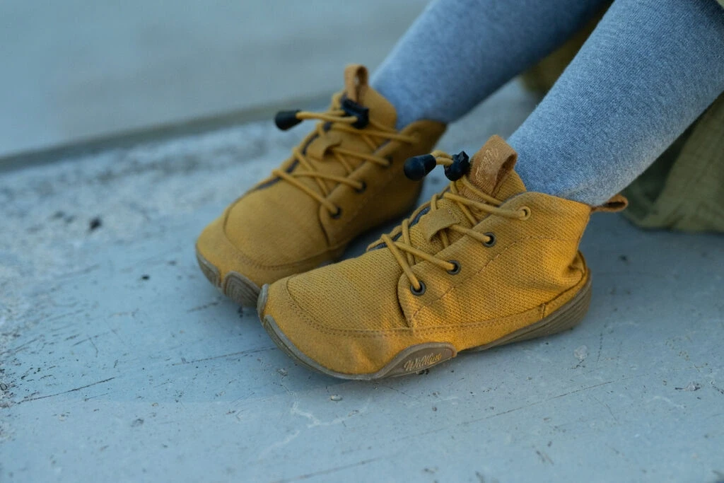 Босоногие ботинки Wildling Vigor golden yellow для детей — жёлтый, оранжевый, фото 3