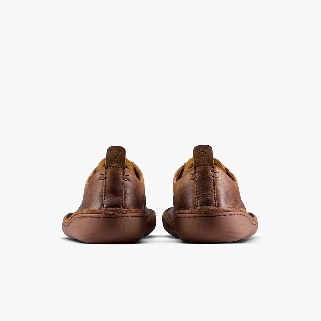 Мокасины Vivobarefoot Sensus Moc Lace Up Leather — мужская модель, тёмно-коричневый, фото 5
