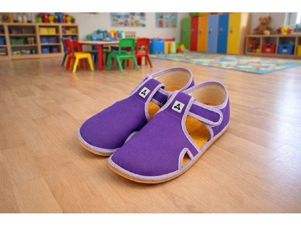 Тапочки Antal Rascal с поддержкой свода — фиолетовый (детские), фото 5