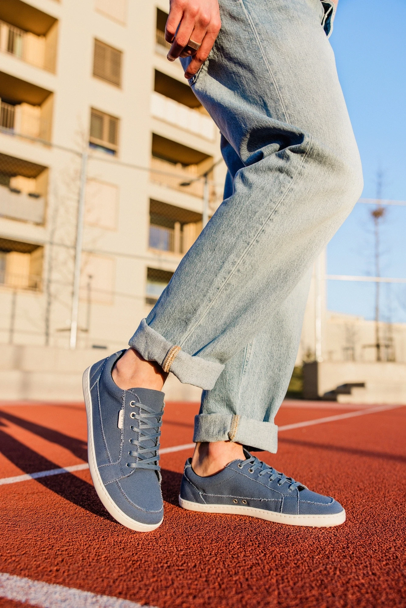 Босоногие кроссовки Shapen VIBIN — индиго (веганское исполнение), фото 2