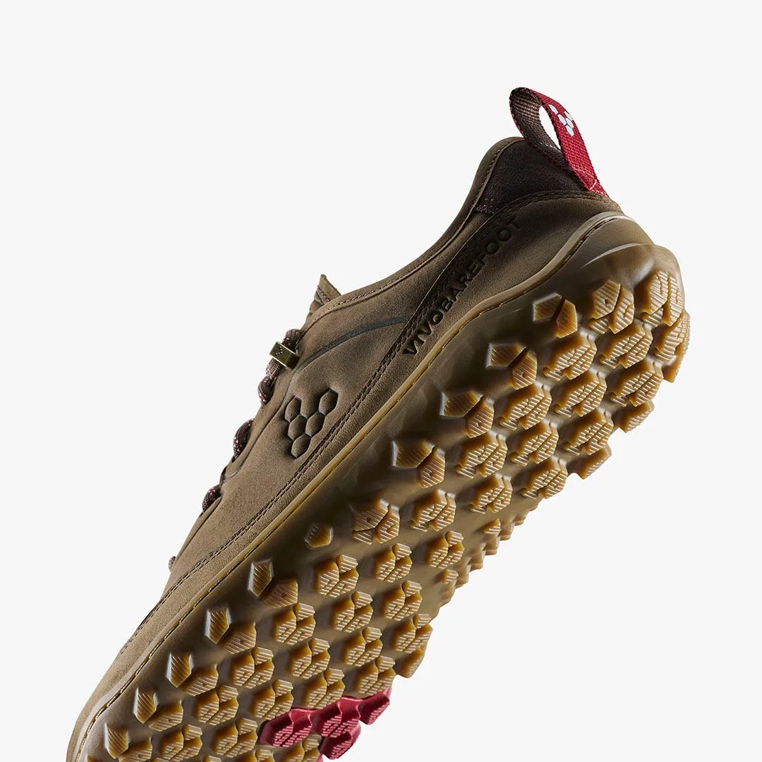 Кроссовки Vivobarefoot Tracker Leather AT Low II — мужская модель, коричневый, фото 7
