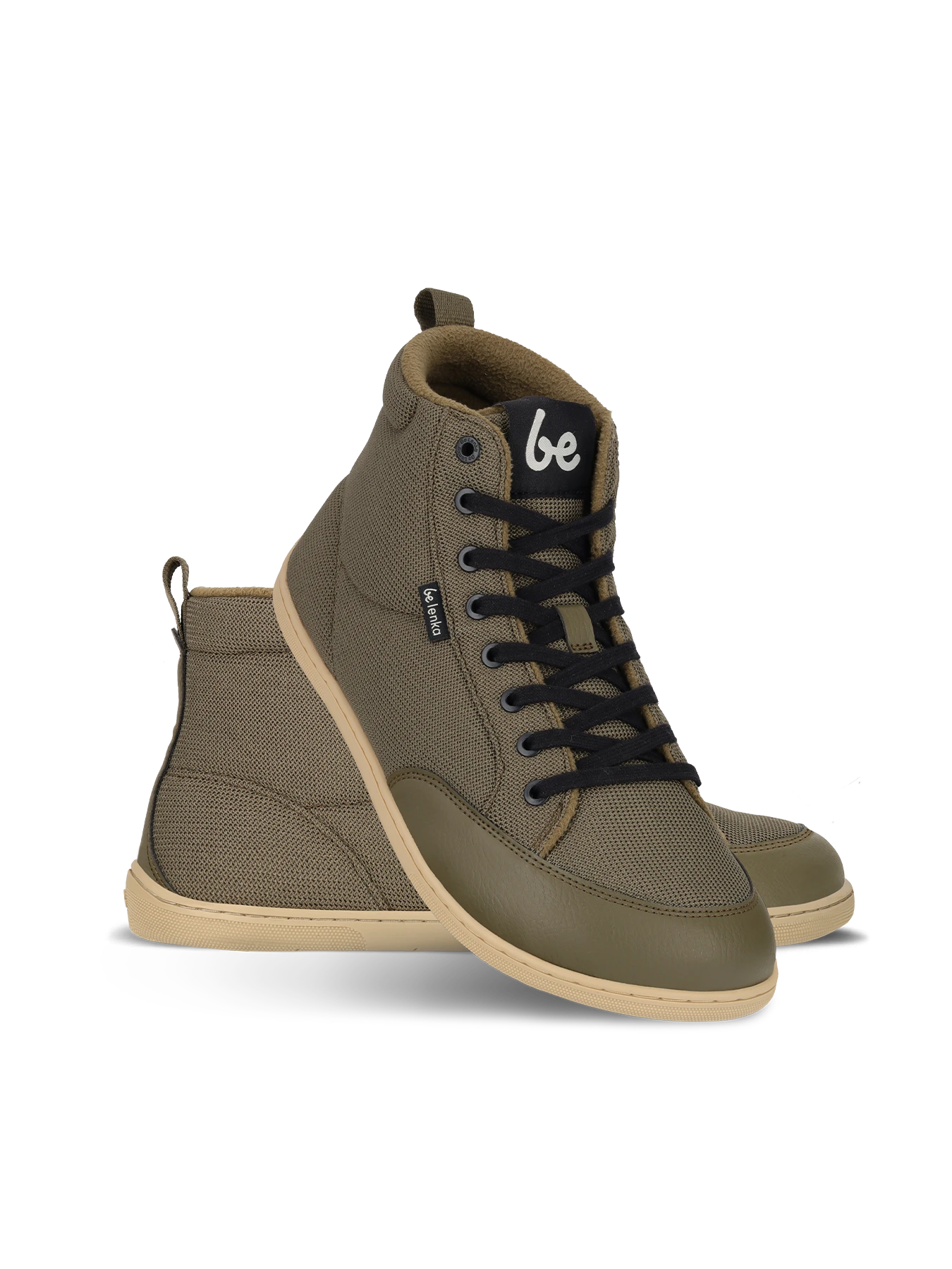 Босоногие кроссовки Be Lenka Rebound Thermo - хаки, фото 3