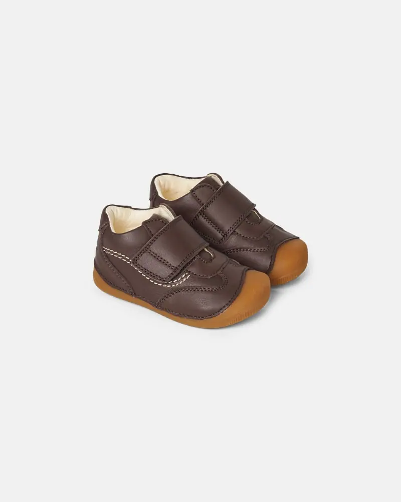 Детская босоногая повседневная обувь Bundgaard Piccolo Dark Brown