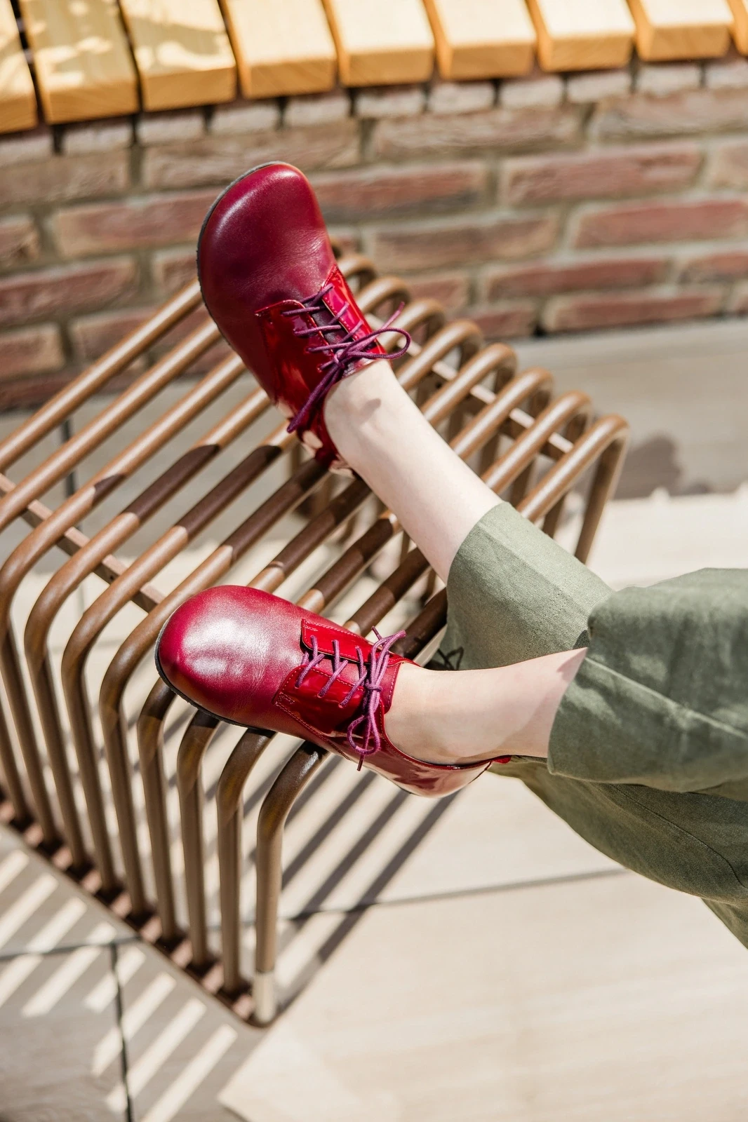 Босоногие туфли Shapen FLEUR 2.0 — бордовый, фото 9
