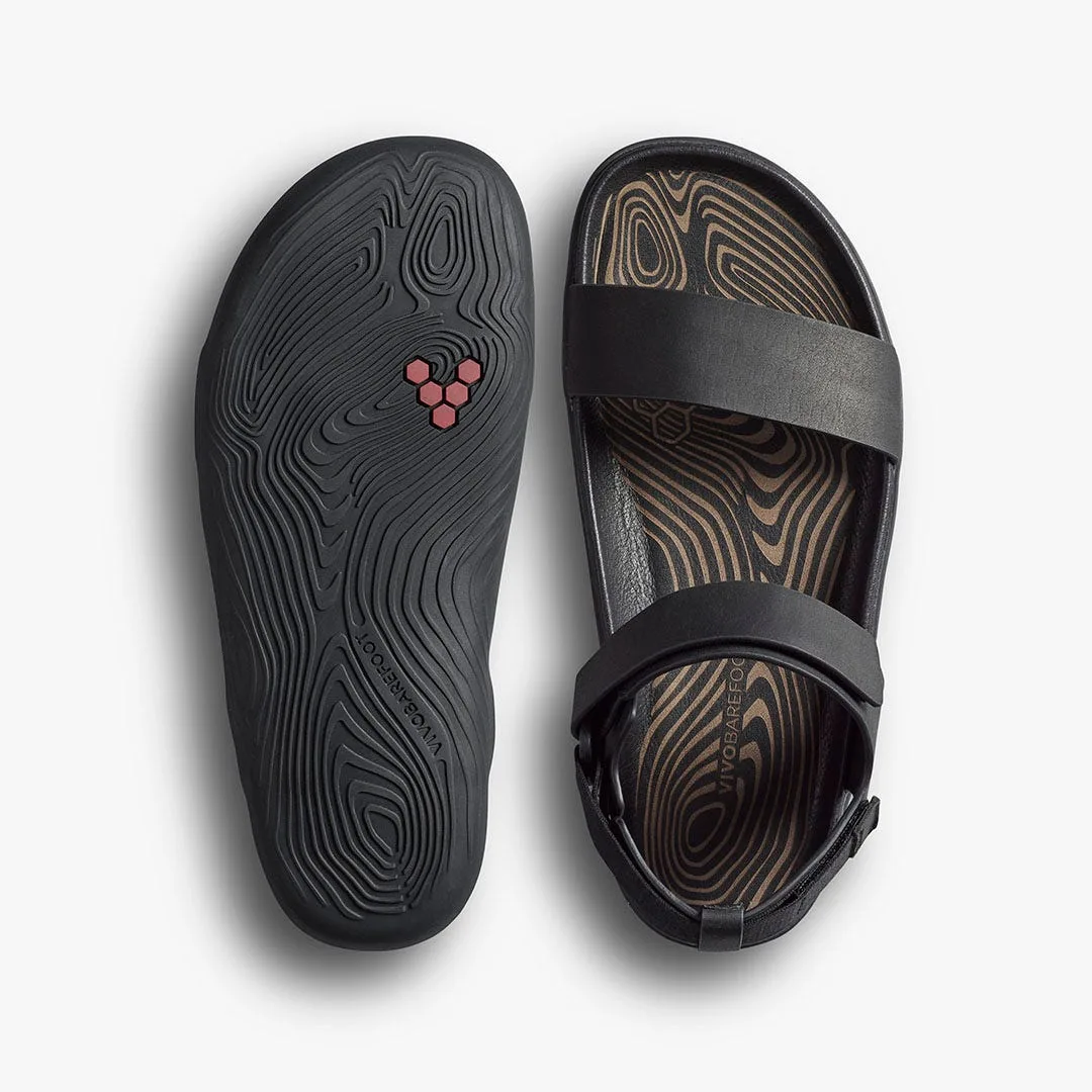 Сандалии Vivobarefoot Sensus Yin Sandal — женская модель, чёрный, фото 2